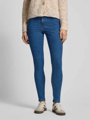 Jeansy o kroju skinny fit z mieszanki bawełny model ‘DEA’ Pieces