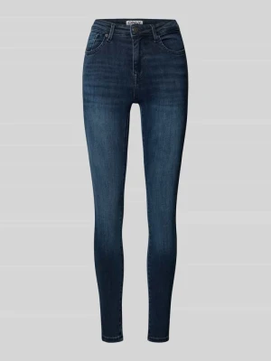 Jeansy o kroju skinny fit z mieszanki bawełny model 'POWER' Only Jeansowy niebieski