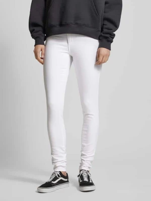 Jeansy o kroju skinny fit z mieszanki bawełny model ‘ROYAL’ Only Biały
