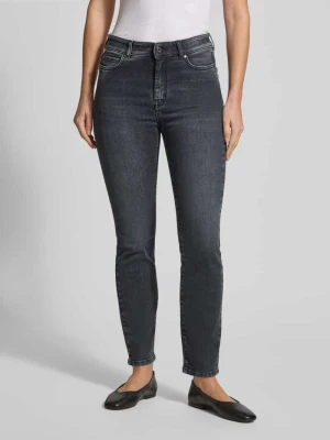 Jeansy o kroju skinny fit z mieszanki bawełny model ‘SAUNA’ Weekend Max Mara