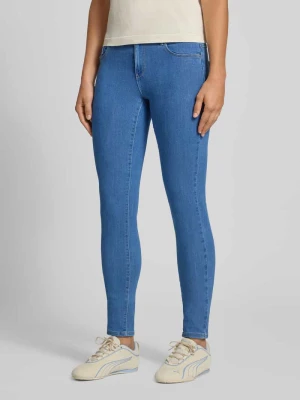 Jeansy o kroju skinny fit z mieszanki wiskozy model 'Rain' Only Niebieski
