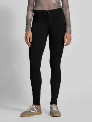 Jeansy o kroju skinny fit z naszywką z logo model ‘POWER’ Only Czarny