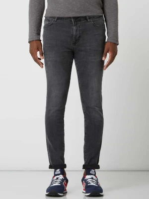 Jeansy o kroju skinny fit z naszywką z logo REVIEW