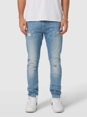 Jeansy o kroju skinny fit z wpuszczanymi kieszeniami model ‘Revend FWD’ G-Star Raw