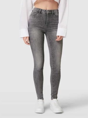 Jeansy o kroju skinny fit z wpuszczanymi kieszeniami model ‘ROSE’ Only