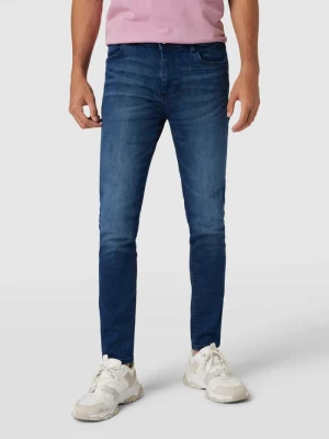Jeansy o kroju skinny fit z zapięciem na guzik i zamek błyskawiczny REVIEW