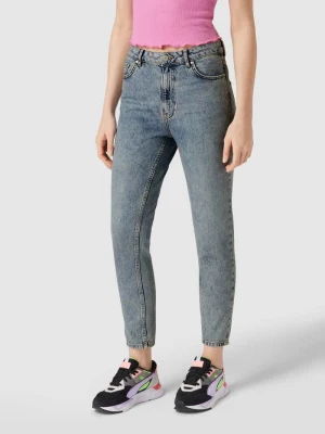 Jeansy o kroju skinny mom fit z bawełny Review