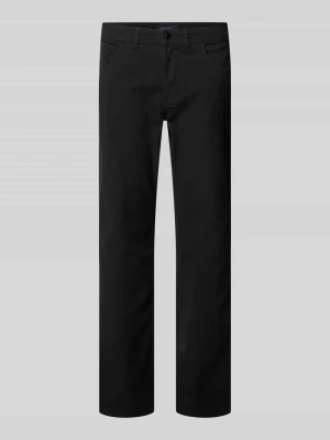 Jeansy o kroju slim fit w 5 kieszeni Christian Berg Czarny