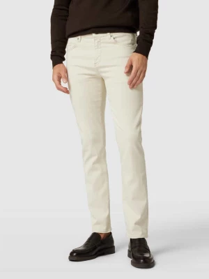 Jeansy o kroju slim fit w jednolitym kolorze model ‘Delaware’ Boss