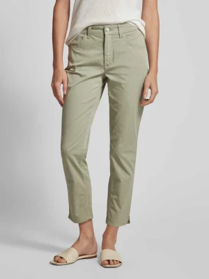Jeansy o kroju slim fit w jednolitym kolorze model ‘MELANIE’ MAC
