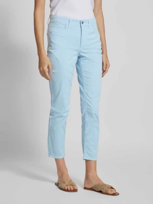 Jeansy o kroju slim fit w jednolitym kolorze model ‘MELANIE’ MAC