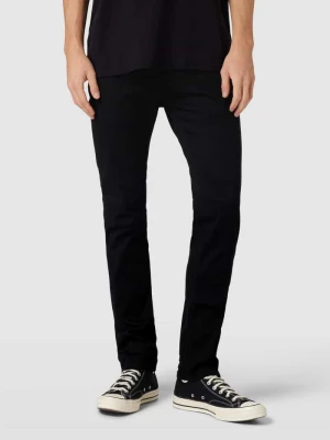 Jeansy o kroju slim fit w jednolitym kolorze model ‘SCANTON’ Tommy Jeans