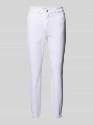 Jeansy o kroju slim fit w skróconym kroju z wpuszczanymi kieszeniami Christian Berg Woman