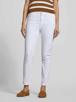 Jeansy o kroju slim fit w skróconym kroju z wpuszczanymi kieszeniami Christian Berg Woman