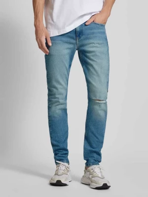 Jeansy o kroju slim fit z 5 kieszeniami Calvin Klein Jeans