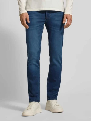 Jeansy o kroju slim fit z 5 kieszeniami Christian Berg Men