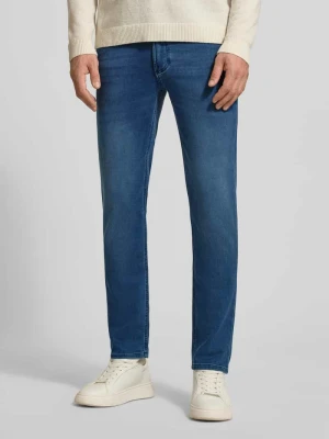 Jeansy o kroju slim fit z 5 kieszeniami Christian Berg Men
