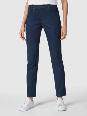 Jeansy o kroju slim fit z 5 kieszeniami i elastycznym pasem — ‘Super Dynamic’ Raphaela By Brax