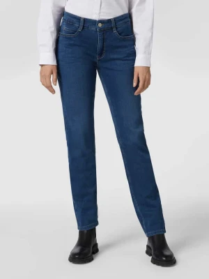 Jeansy o kroju slim fit z 5 kieszeniami MAC Granatowy