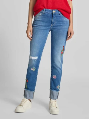 Jeansy o kroju slim fit z 5 kieszeniami Marc Cain