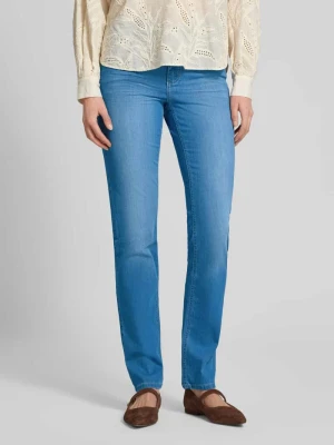 Jeansy o kroju slim fit w 5‑kieszeniowym fasonie model 'CICI' Angels