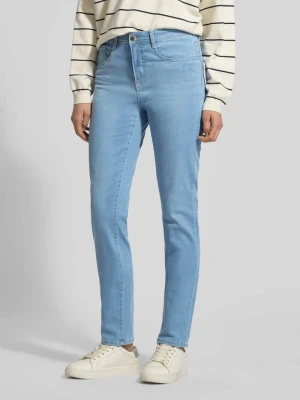 Jeansy w kroju slim fit z fasonem 5-kieszeniowym model 'Mary' BRAX