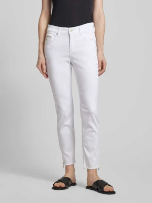 Jeansy o kroju slim fit z 5 kieszeniami model ‘Rich’ MAC Biały