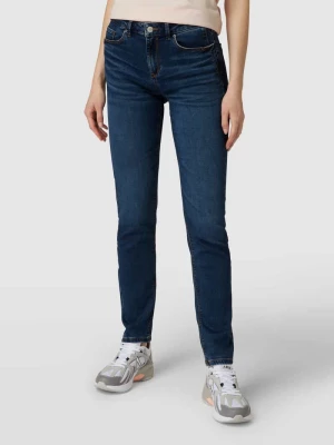 Jeansy o kroju slim fit z bawełny ekologicznej i dodatkiem streczu Esprit