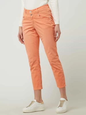 Jeansy o kroju slim fit z bawełny ekologicznej i elastanu model ‘Ornella’ Angels