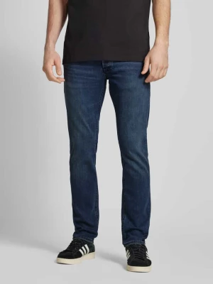 Jeansy o kroju slim fit z bawełny model ‘GLENN’ jack & jones
