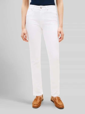 Jeansy o kroju slim fit z detale z logo Tommy Hilfiger