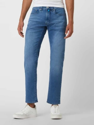 Jeansy o kroju slim fit z dodatkiem streczu model ‘Antibes’ Pierre Cardin