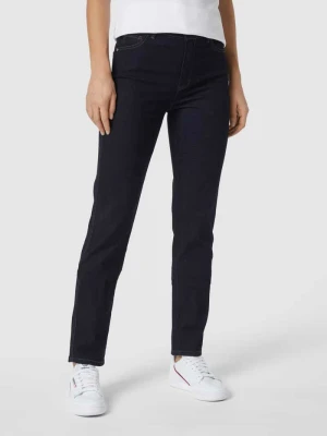 Jeansy o kroju slim fit z dodatkiem streczu model 'Audrey1' Rosner Ciemnoniebieski