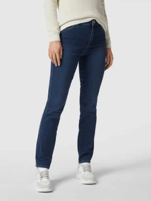 Jeansy o kroju slim fit z dodatkiem streczu model 'Audrey1' Rosner Niebieski
