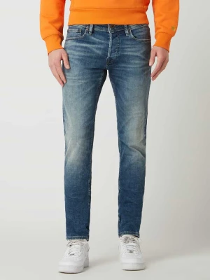 Jeansy o kroju slim fit z dodatkiem streczu model ‘Glenn’ jack & jones