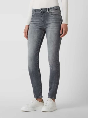 Jeansy o kroju slim fit z dodatkiem streczu model ‘Nancy’ Blue Fire Jeans