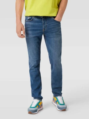 Jeansy o kroju slim fit z dodatkiem streczu REVIEW