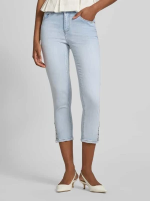 Jeansy o kroju slim fit z dodatkiem wiskozy w skróconym kroju Betty Barclay