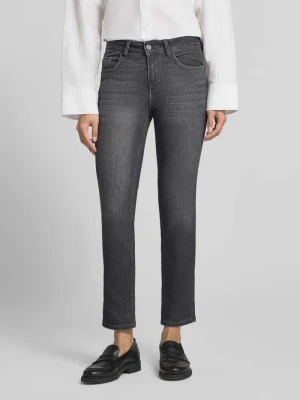 jeansy o kroju slim fit z domieszką lyocellu model 'MONROE' Liu Jo Średnioszary