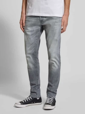 Jeansy o kroju slim fit z efektem znoszenia model ‘3301’ G-Star Raw