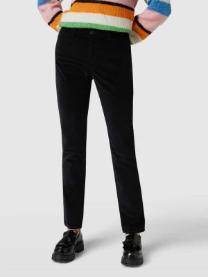 Jeansy o kroju slim fit z imitacji aksamitu model ‘Mary’ BRAX