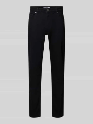 Jeansy o kroju slim fit z klasycznymi 5 kieszeniami REVIEW