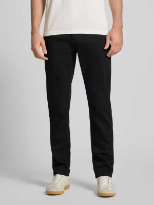 Jeansy o kroju slim fit z klasycznymi 5 kieszeniami REVIEW