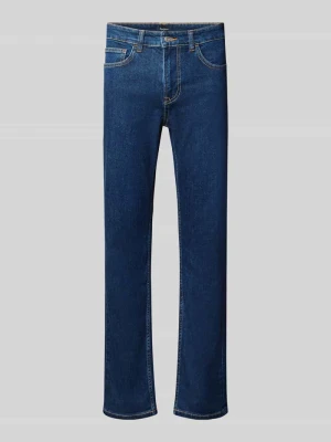 Jeansy o kroju slim fit z mieszanka bawełny model 'Hatch' Pepe Jeans Jeansowy niebieski