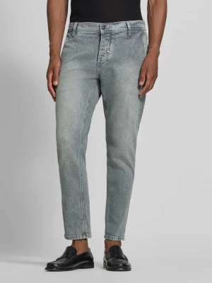 jeansy o kroju slim fit z mieszanka bawełny model 'RAY' Antony Morato Jasnoszary