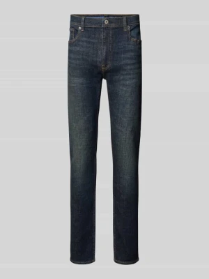 jeansy o kroju slim fit z mieszanka bawełny model 'Zane' Hugo Jeansowy niebieski
