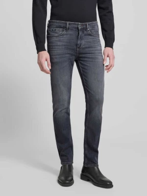 Jeansy o kroju slim fit z mieszanki bawełny model ‘DELAWARE’ Boss