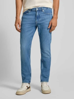 Jeansy o kroju slim fit z mieszanki bawełny model ‘DELAWARE’ Boss Królewski niebieski