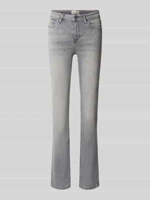 jeansy o kroju slim fit z mieszanki bawełny model 'JOYCE' Cars Średnioszary