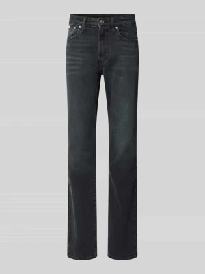 Jeansy o kroju slim fit z mieszanki bawełny model 'MIDNIGHT EMERALD' Calvin Klein Jeans Ciemnoniebieski